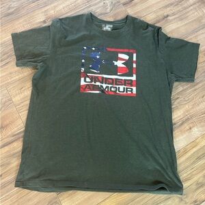 Under armour men's 2xl tee shirt olive green